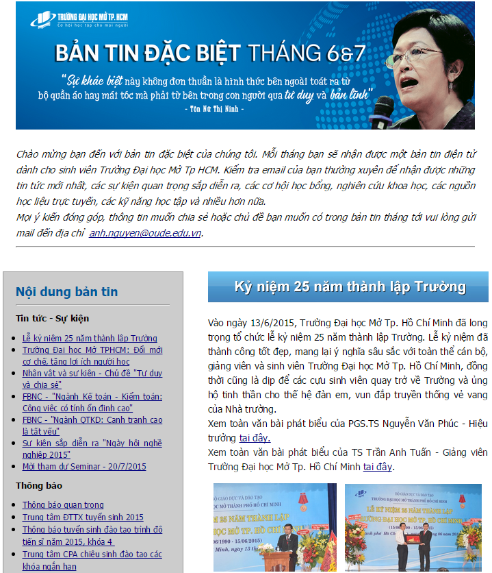 Bản tin đặc biệt