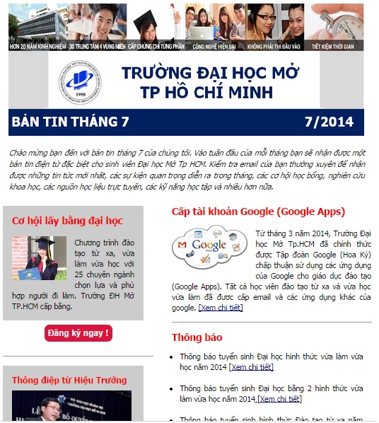 Bản tin tháng 7