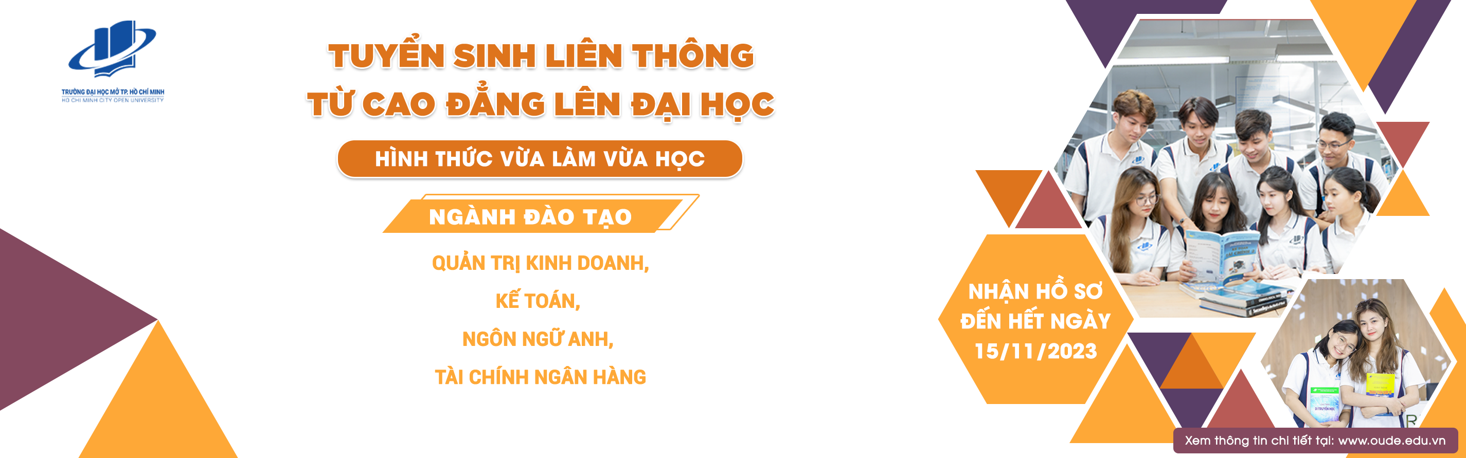 Vừa làm vừa học - liên thông từ Cao đẳng lên Đại học - 2023-02